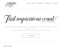 Tablet Screenshot of enrae-design.com